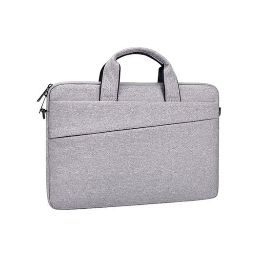 ST03S 13.3 inch Double Side Pockets Wearable Oxford Cloth Soft Handle Portable Laptop Tablet Bag(Grey) - 13.3 inch by PMC Jewellery | Online Shopping South Africa | PMC Jewellery | Buy Now Pay Later Mobicred