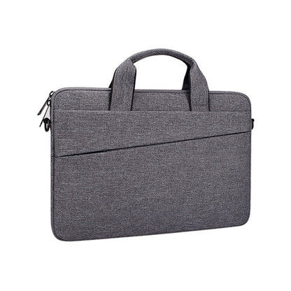 ST03S 15.4 inch Double Side Pockets Wearable Oxford Cloth Soft Handle Portable Laptop Tablet Bag(Deep Space Gray) - 15 inch by PMC Jewellery | Online Shopping South Africa | PMC Jewellery | Buy Now Pay Later Mobicred