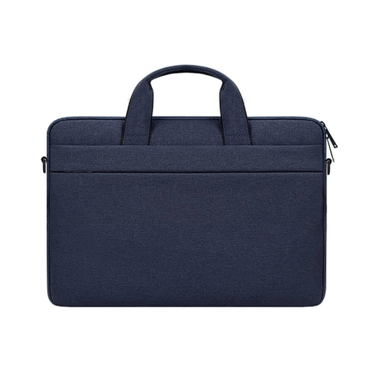 ST03S 15.4 inch Double Side Pockets Wearable Oxford Cloth Soft Handle Portable Laptop Tablet Bag(Navy Blue) - 15 inch by PMC Jewellery | Online Shopping South Africa | PMC Jewellery | Buy Now Pay Later Mobicred