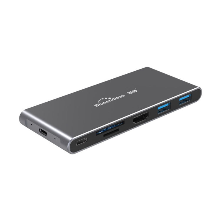 Blueendless 6 In 1 Multi-function Type-C / USB-C HUB Expansion Dock M.2 NGFF Solid State Drive - free shipping - PMC Jewellery - Order now!