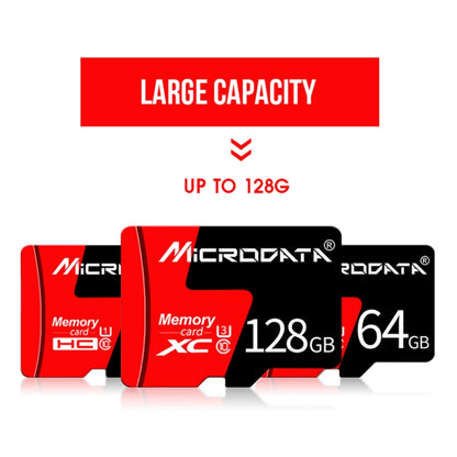 MICRODATA 128GB U3 Red and Black TF(Micro SD) Memory Card - Micro SD Card by MiCRODATA | Online Shopping South Africa | PMC Jewellery | Buy Now Pay Later Mobicred