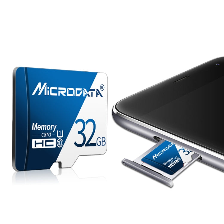 MICRODATA 128GB U3 Blue and White TF(Micro SD) Memory Card - free shipping - PMC Jewellery - Order now!