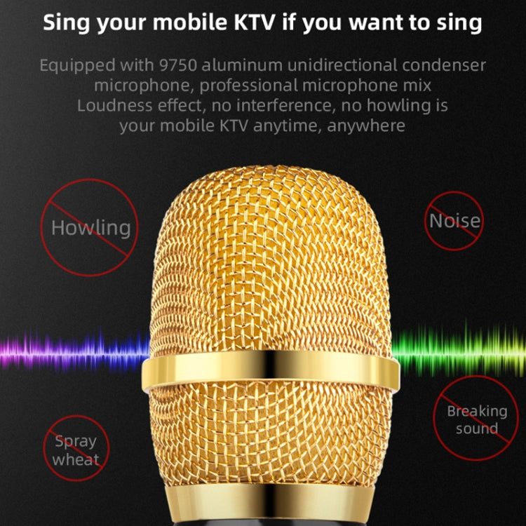 K3 Bluetooth 5.0 Karaoke Live Stereo Sound Wireless Bluetooth Condenser Microphone (Pink) - Microphone by PMC Jewellery | Online Shopping South Africa | PMC Jewellery | Buy Now Pay Later Mobicred