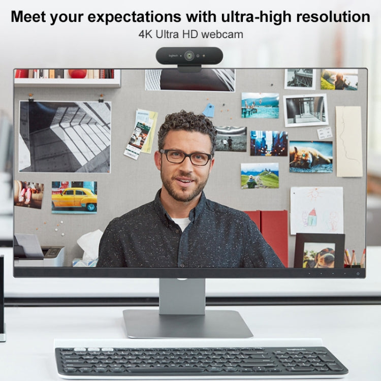 Logitech C1000e BRIO 4K HD Wide-angle Live Computer Camera with Microphone - free shipping - PMc TechLife - Order now!