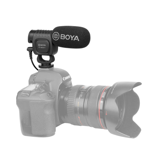 BOYA Portable Mini Condenser Live Show Video Recording Microphone for DSLR / Smart Phones - Camera Microphone by BOYA | Online Shopping South Africa | PMC Jewellery | Buy Now Pay Later Mobicred