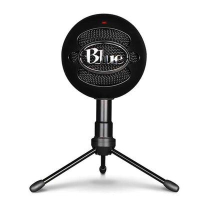 Logitech Blue Snowball-ice USB Condenser Anchor Recording Microphone (Black) - Microphone by Logitech | Online Shopping South Africa | PMC Jewellery | Buy Now Pay Later Mobicred