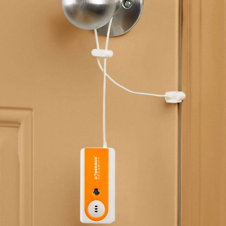 SE-0203 Mobile Door and Window Anti-theft Alarm with Lighting Light, Decibel: 100dB (Orange) - Door Window Alarm by PMC Jewellery | Online Shopping South Africa | PMC Jewellery