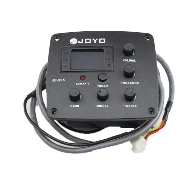 JOYO JE-305 Guitar Pickup 4-Band EQ Preamp Tuner Pickup Equalizer with Tuning Function (Black) - String Instrument Accessories by JOYO | Online Shopping South Africa | PMC TechLife | Buy Now Pay Later Mobicred