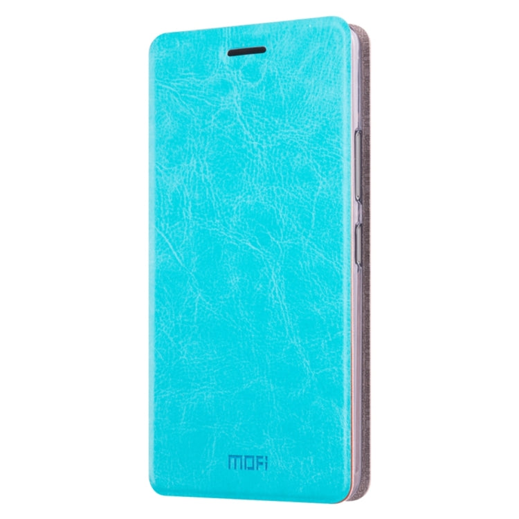 MOFI for  Huawei P10 Plus Crazy Horse Texture Horizontal Flip Leather Case with Holder (Blue) - Huawei Cases by MOFI | Online Shopping South Africa | PMC Jewellery