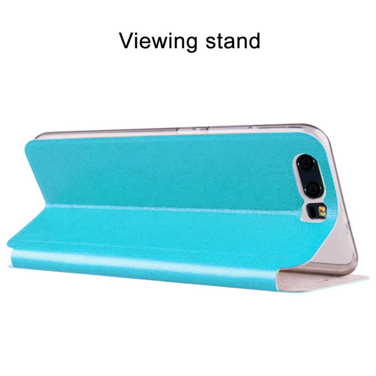 MOFI for  Huawei P10 Plus Crazy Horse Texture Horizontal Flip Leather Case with Holder (Blue) - Huawei Cases by MOFI | Online Shopping South Africa | PMC Jewellery