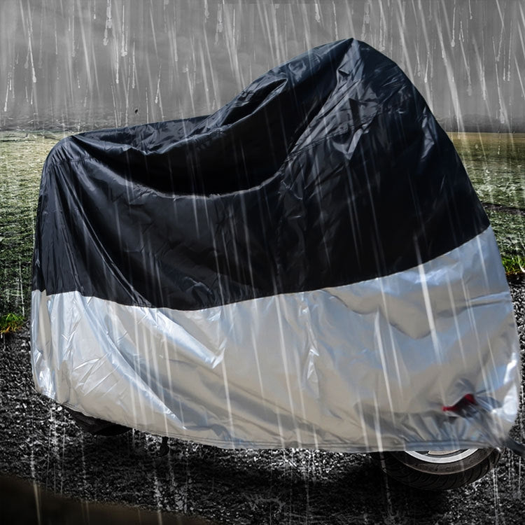 210D Oxford Cloth Motorcycle Electric Car Rainproof Dust-proof Cover, Size: XL (Black) - Raincoat by PMC Jewellery | Online Shopping South Africa | PMC Jewellery | Buy Now Pay Later Mobicred