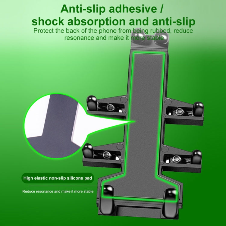 M10 Bolt Ball-Head Motorcycle Multi-function Eight-jaw Aluminum Phone Navigation Holder Bracket with Anti-theft Knobs - Holder by PMC TechLife | Online Shopping South Africa | PMC TechLife | Buy Now Pay Later Mobicred