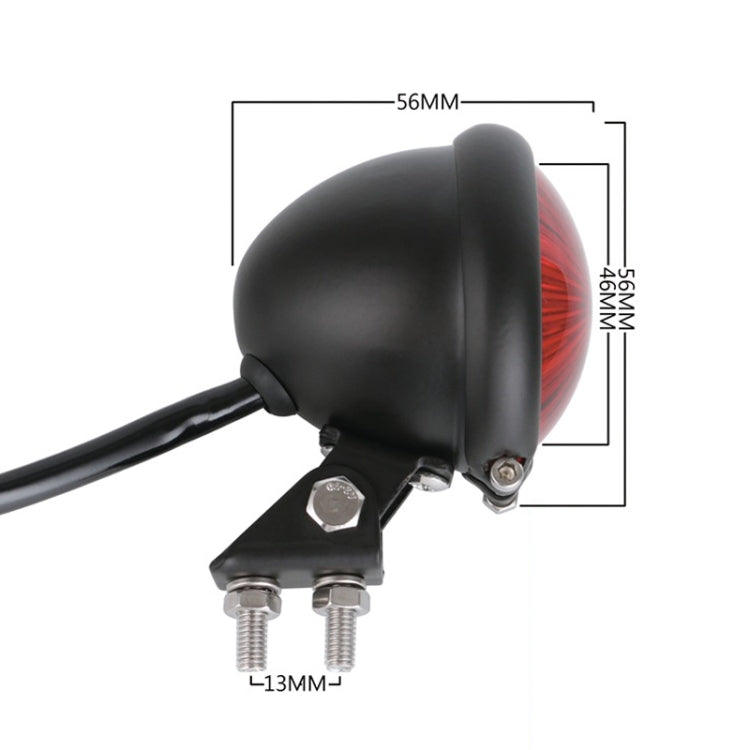 Speedpark 12V Motorcycle Modified Tail Light Brake Light for Harley(Black Red) - Signal Lights by Speedpark | Online Shopping South Africa | PMC Jewellery | Buy Now Pay Later Mobicred