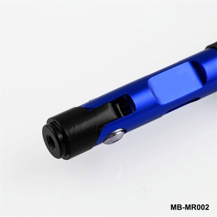 Modified Motorcycle Aluminium Alloy Rhombus Reflective Light Side Rearview Mirror (Blue) - Side Mirrors by PMC Jewellery | Online Shopping South Africa | PMC Jewellery | Buy Now Pay Later Mobicred