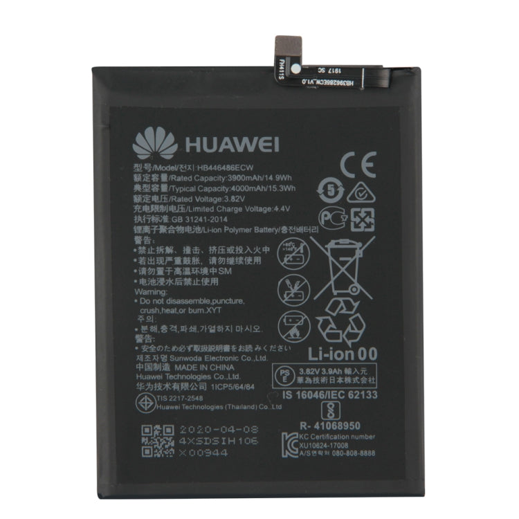 HB446486ECW for Huawei Honor 9X Pro Li-ion Polymer Battery - For Huawei by PMC Jewellery | Online Shopping South Africa | PMC Jewellery | Buy Now Pay Later Mobicred