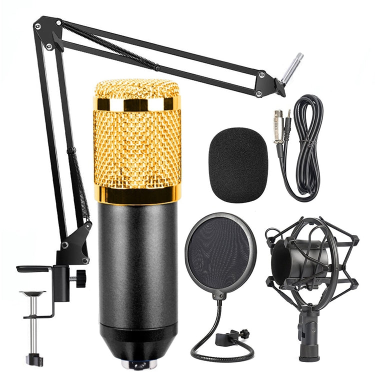 BM-800 Network K-Song Dedicated High-end Metal Shock Mount Microphone Set(Black) - Microphone by PMC TechLife | Online Shopping South Africa | PMC TechLife | Buy Now Pay Later Mobicred