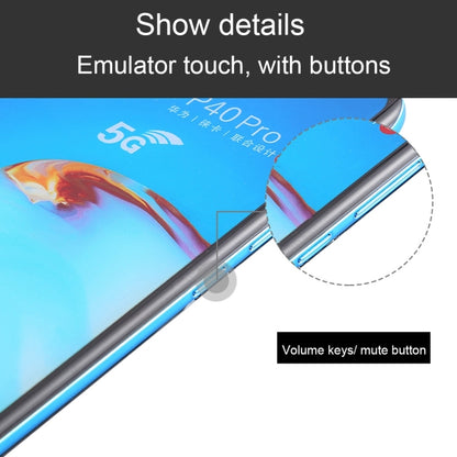 For Huawei P40 Pro 5G Color Screen Non-Working Fake Dummy Display Model (Blue) - For Huawei by PMC Jewellery | Online Shopping South Africa | PMC Jewellery | Buy Now Pay Later Mobicred