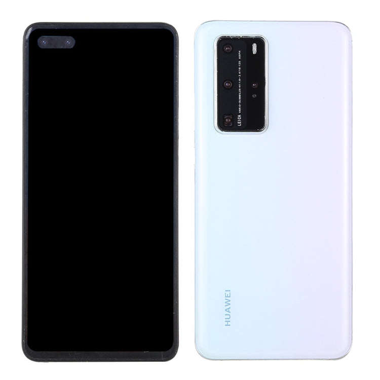 For Huawei P40 Pro 5G Black Screen Non-Working Fake Dummy Display Model (White) - For Huawei by PMC Jewellery | Online Shopping South Africa | PMC Jewellery | Buy Now Pay Later Mobicred