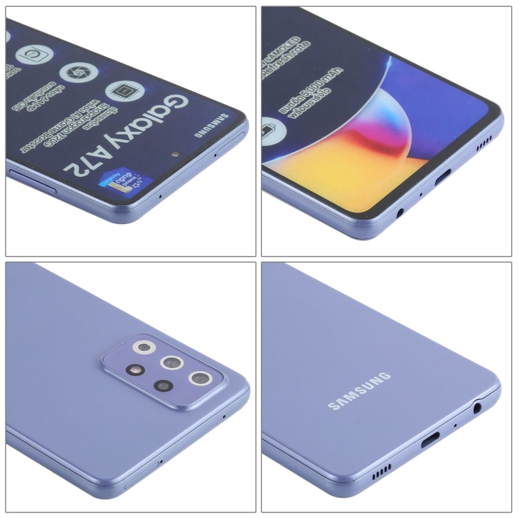 For Samsung Galaxy A72 5G Color Screen Non-Working Fake Dummy Display Model (Purple) - For Galaxy by PMC Jewellery | Online Shopping South Africa | PMC Jewellery | Buy Now Pay Later Mobicred