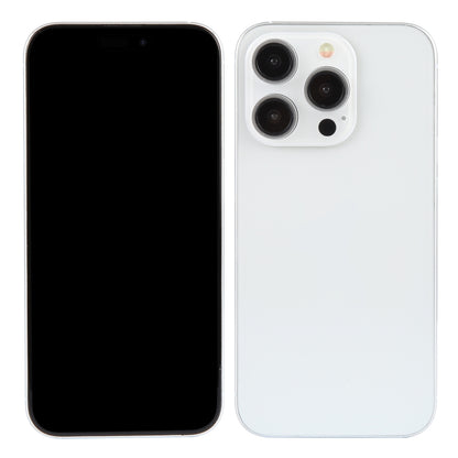 For iPhone 15 Pro Black Screen Non-Working Fake Dummy Display Model (White) - For iPhone & iPad by PMC Jewellery | Online Shopping South Africa | PMC Jewellery | Buy Now Pay Later Mobicred