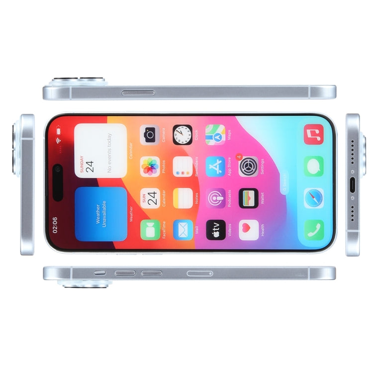 For iPhone 15 Plus Color Screen Non-Working Fake Dummy Display Model (Blue) - For iPhone & iPad by PMC TechLife | Online Shopping South Africa | PMC TechLife
