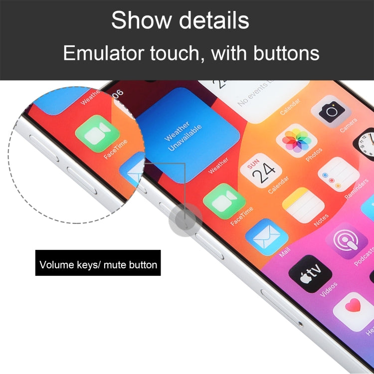 For iPhone 15 Pro Max Color Screen Non-Working Fake Dummy Display Model (White) - For iPhone & iPad by PMC TechLife | Online Shopping South Africa | PMC TechLife