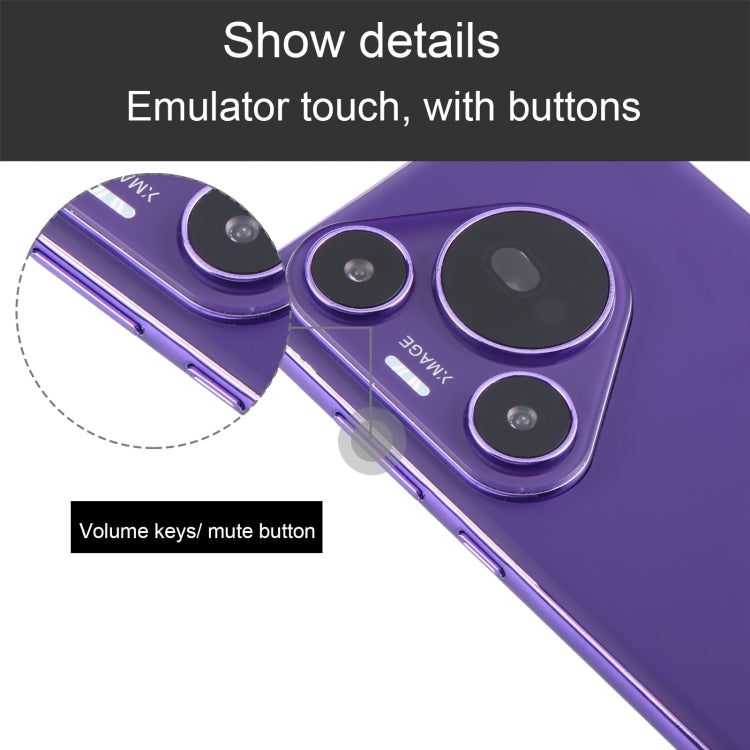 For Huawei Pura 70 Pro Black Screen Non-Working Fake Dummy Display Model (Purple) - For Huawei by PMC Jewellery | Online Shopping South Africa | PMC Jewellery | Buy Now Pay Later Mobicred