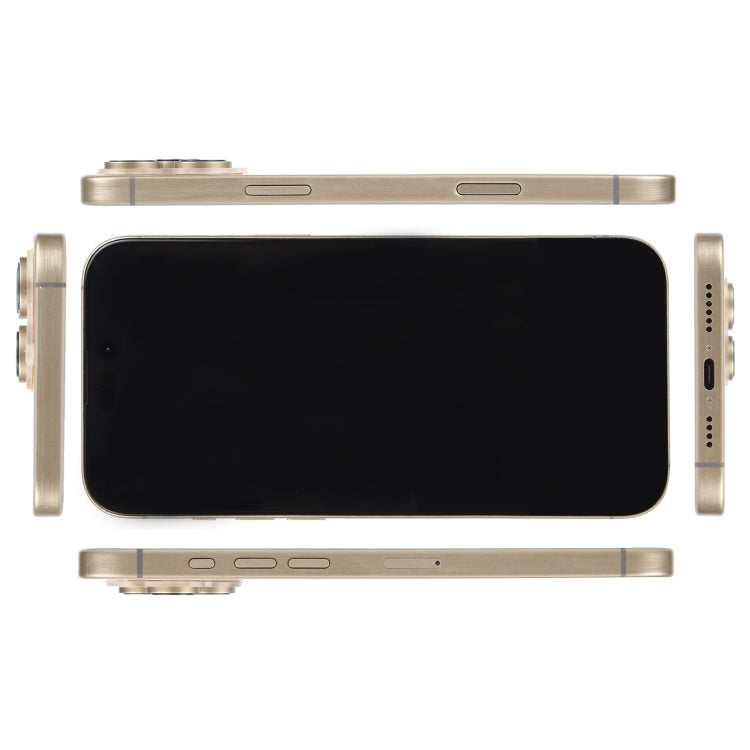 For iPhone 16 Pro Max Black Screen Non-Working Fake Dummy Display Model (Desert) - free shipping - PMC Jewellery - Order now!