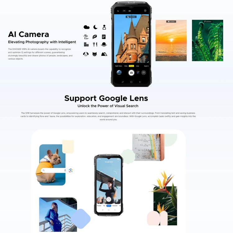 DOOGEE S118 Rugged Phone, 12GB+512GB, 6.58 inch Android 14 MediaTek Helio G99 Octa Core, Network: 4G, OTG, NFC (Black Silver) - DOOGEE by DOOGEE | Online Shopping South Africa | PMC Jewellery | Buy Now Pay Later Mobicred