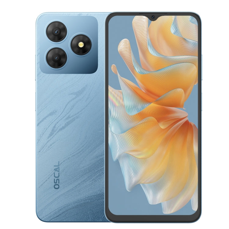 Blackview Oscal FLAT 2, 4GB+128GB, 6.6 inch Android 14 Unisoc T606 Octa Core, Network: 4G (Ripple Blue) - Blackview by Blackview | Online Shopping South Africa | PMC Jewellery | Buy Now Pay Later Mobicred