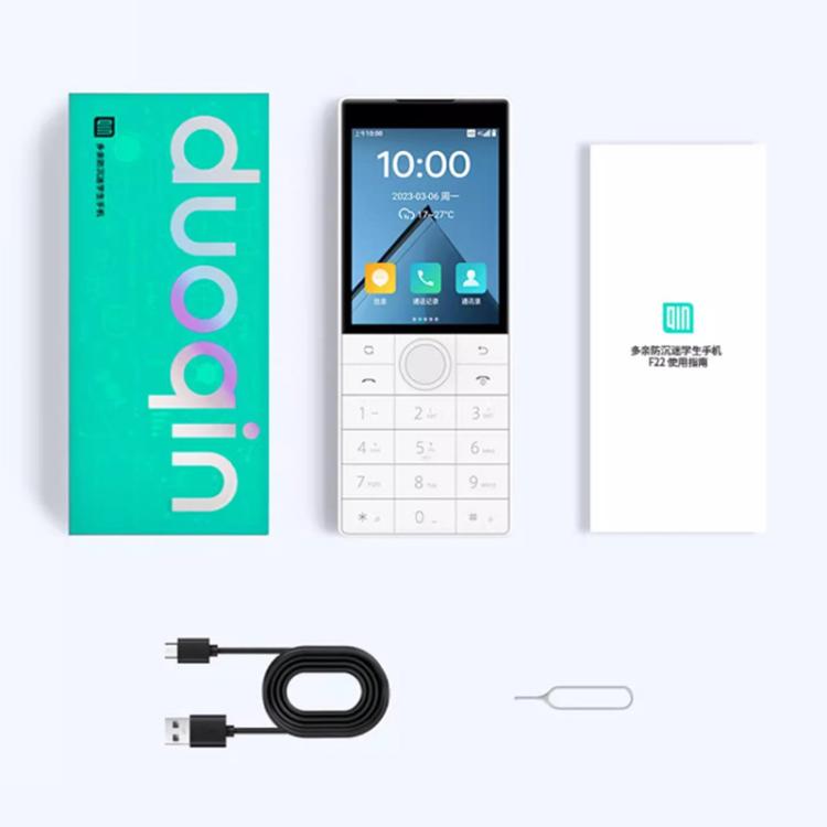 QIN F22 Global, 3GB+32GB, 2.8 inch, Android 11.0 MTK6739 Quad Core, Network: 4G, Support Google Play (White) - free shipping - PMc TechLife - Order now!
