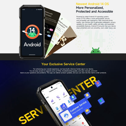 Ulefone Armor 27 Pro Rugged Phone, 12GB+256GB, Night Vision, 10600mAh, 6.78 inch Android 14 MediaTek Dimensity 6300 Octa Core, Network: 5G, NFC (Black) - Ulefone by Ulefone | Online Shopping South Africa | PMC Jewellery | Buy Now Pay Later Mobicred