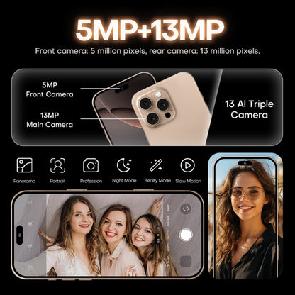 i16 Pro Max / A08A, 3GB+64GB, 6.73 inch Screen, Face Identification, Android 8.1 MTK6753 Octa Core, Network: 4G, Dual SIM, US Plug (White) -  by PMC Jewellery | Online Shopping South Africa | PMC Jewellery | Buy Now Pay Later Mobicred