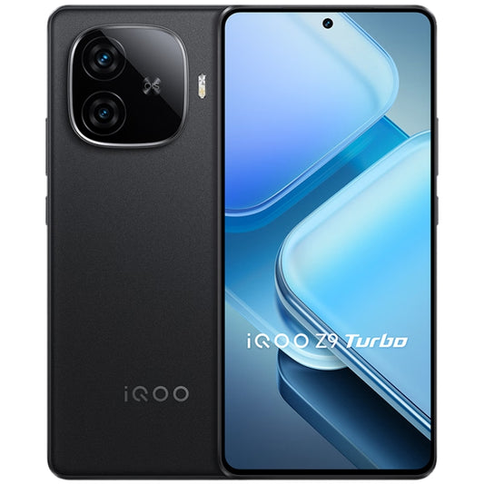 vivo iQOO Z9 Turbo, Dual Back Cameras, 12GB+512GB, Face ID Screen Fingerprint Identification, 6.78 inch Android 14.0 OriginOS 4 Snapdragon 8s Gen 3 Octa Core 3.0GHz, OTG, NFC, Network: 5G, Support Google Play (Black) - vivo by vivo | Online Shopping South Africa | PMC Jewellery | Buy Now Pay Later Mobicred