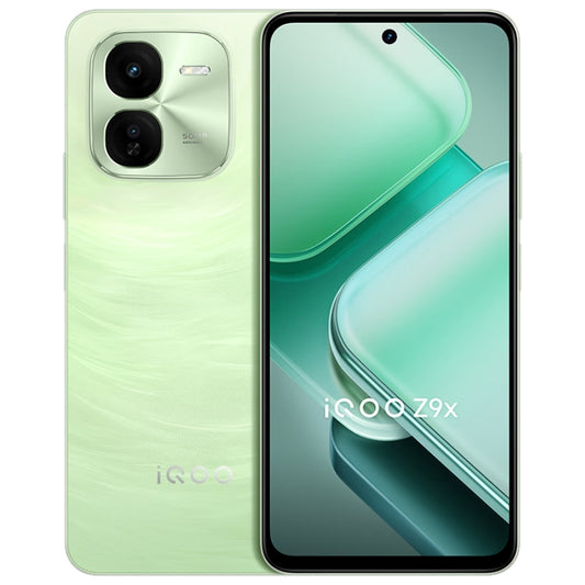 vivo iQOO Z9x, Dual Back Cameras, 8GB+128GB, Face ID Screen Fingerprint Identification, 6.72 inch Android 14.0 OriginOS 4 Snapdragon 6 Gen 1 Octa Core 2.2GHz, OTG, Network: 5G, Support Google Play (Light Green) - vivo by vivo | Online Shopping South Africa | PMC Jewellery | Buy Now Pay Later Mobicred