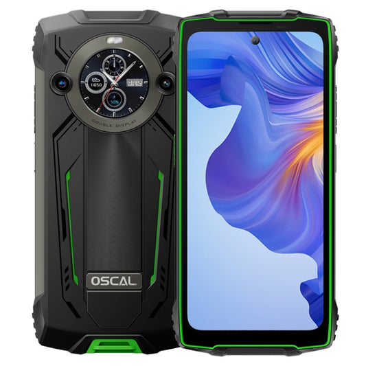 [HK Warehouse] Blackview Oscal PILOT 2, 8GB+256GB, IP68/IP69K/MIL-STD-810H, 6.5 inch Android 14 MediaTek MT6789 Octa Core, Network: 4G, OTG, NFC (Green) - Blackview by PMC Jewellery | Online Shopping South Africa | PMC Jewellery | Buy Now Pay Later Mobicred