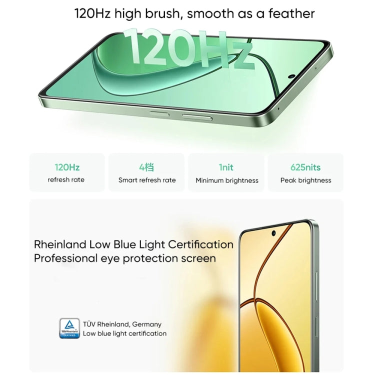 Realme 12x, 12GB+256GB, Side Fingerprint Identification, 6.67 inch Realme UI 5.0 Dimensity 6100+ 5G Octa Core, NFC, Network: 5G, Support Google Play (Feather Green) - OPPO by Realme | Online Shopping South Africa | PMC Jewellery | Buy Now Pay Later Mobicred