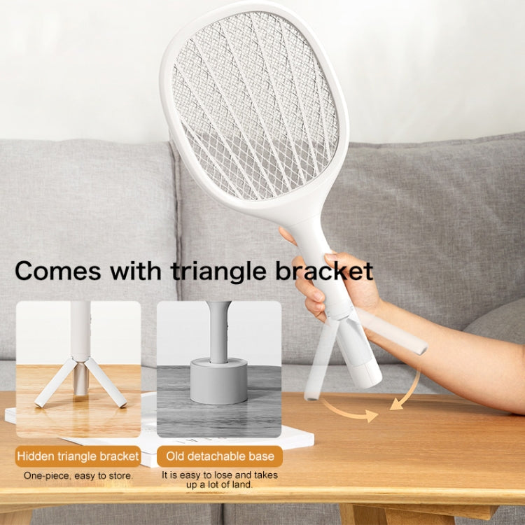 Benks DW01 2W Home Multi-function Mosquito Killer Swatter with Triangle Bracket - Fly Swatter by Benks | Online Shopping South Africa | PMC Jewellery | Buy Now Pay Later Mobicred