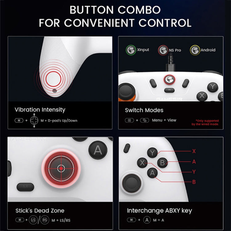 GameSir Nova Lite PC T4N Lite Bluetooth Wireless Gamepad Game Controller for Nintendo Switch (White) - free shipping - PMC Jewellery - Order now!