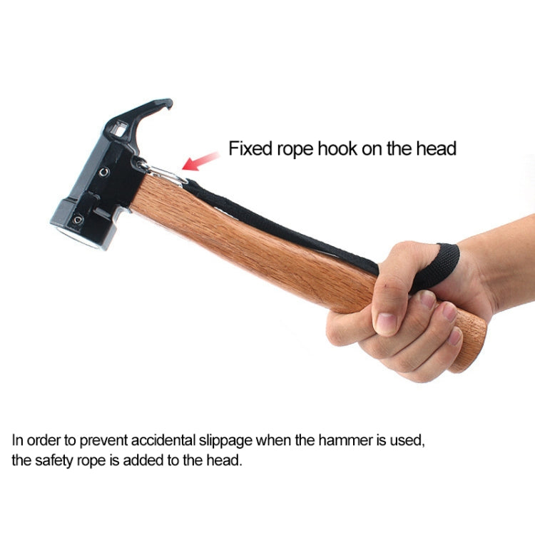 CLS-Outdoor Hexagonal Brass Brass Multi-function Nail Puller Shark Hammer - Others by PMC TechLife | Online Shopping South Africa | PMC TechLife | Buy Now Pay Later Mobicred