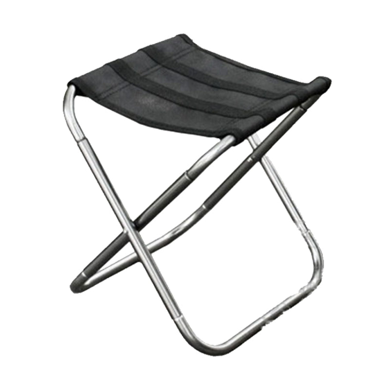 Outdoor Portable Folding Stool, Size: 25*22*26cm(Silver) - Beach Chairs by PMC TechLife | Online Shopping South Africa | PMC TechLife