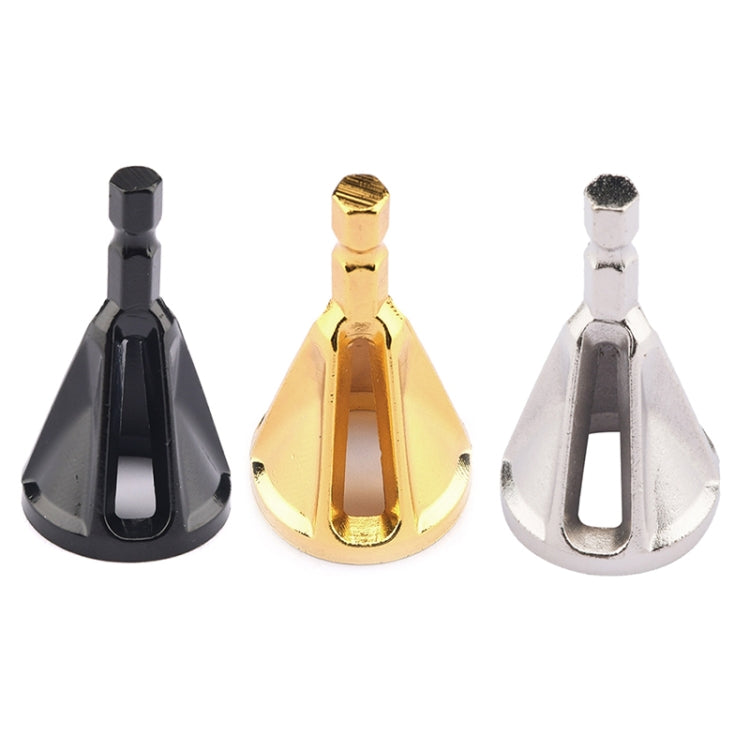 Chamfer Stainless Steel Deburring External Chamfer Tool Hexagonal Handle Three-slot Chamfer (Black) - Others by PMc TechLife | Online Shopping South Africa | PMc TechLife | Buy Now Pay Later Mobicred