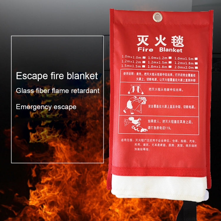 Emergency Survival Fire Blanket Shelter Safety Protector Extinguishers Tent, Size: 1.5×1.5m - Others by PMC Jewellery | Online Shopping South Africa | PMC Jewellery | Buy Now Pay Later Mobicred