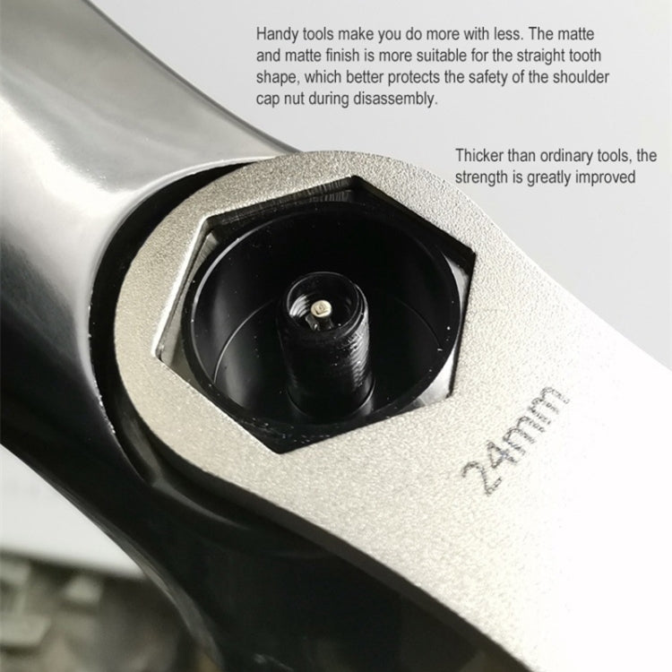 BIKERSAY BT050B Multifunctional Stainless Steel Bicycle Fork Wrench Double Head Spanner - Maintenance tools by BIKERSAY | Online Shopping South Africa | PMc TechLife | Buy Now Pay Later Mobicred