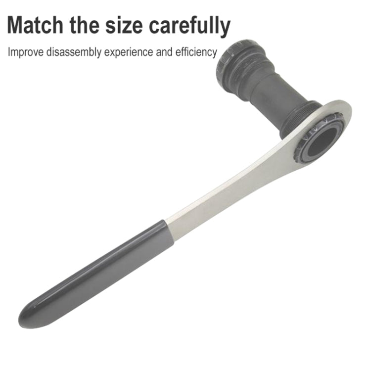 BIKERSAY BB49-12 Bicycle Repair Tools Multi-function Wrench Tool Stainless Steel Axis Spanner - Maintenance tools by BIKERSAY | Online Shopping South Africa | PMc TechLife | Buy Now Pay Later Mobicred