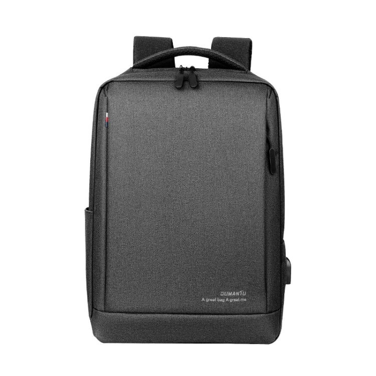 OUMANTU 9003 Business Laptop Bag Oxford Cloth Large Capacity Backpack with External USB Port(Grey) - Backpacks by OUMANTU | Online Shopping South Africa | PMC Jewellery | Buy Now Pay Later Mobicred