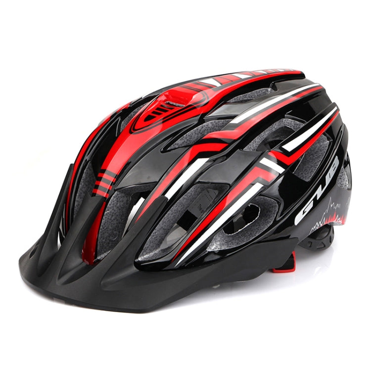 GUB A2 Unisex Bicycle Helmet With Tail Light(Black Red) - Protective Helmet & Masks by GUB | Online Shopping South Africa | PMC Jewellery | Buy Now Pay Later Mobicred