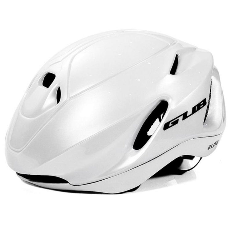 GUB Elite Unisex Adjustable Bicycle Riding Helmet, Size: M(Pearl White) - Protective Helmet & Masks by GUB | Online Shopping South Africa | PMC Jewellery | Buy Now Pay Later Mobicred