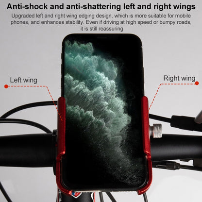 GUB P30 Aluminum Bike Phone Holder(Titanium Color) - Holders by GUB | Online Shopping South Africa | PMC Jewellery | Buy Now Pay Later Mobicred