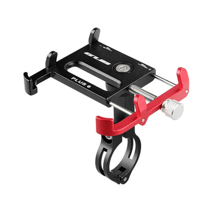 GUB Plus 6 Aluminum Alloy MTB Bike Bicycle Phone Holder(Black Red) - Holders by GUB | Online Shopping South Africa | PMC Jewellery | Buy Now Pay Later Mobicred